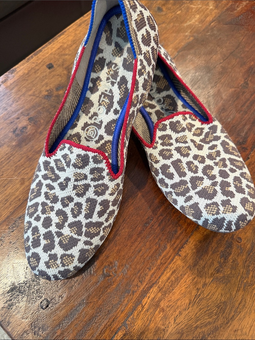 Rothy's Leopard-Print Slip-On Flats